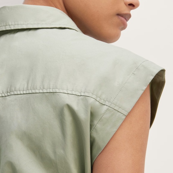 NEW Everlane Supima Cotton Short Sleeve Shirt Dress - Picture 3 of 8